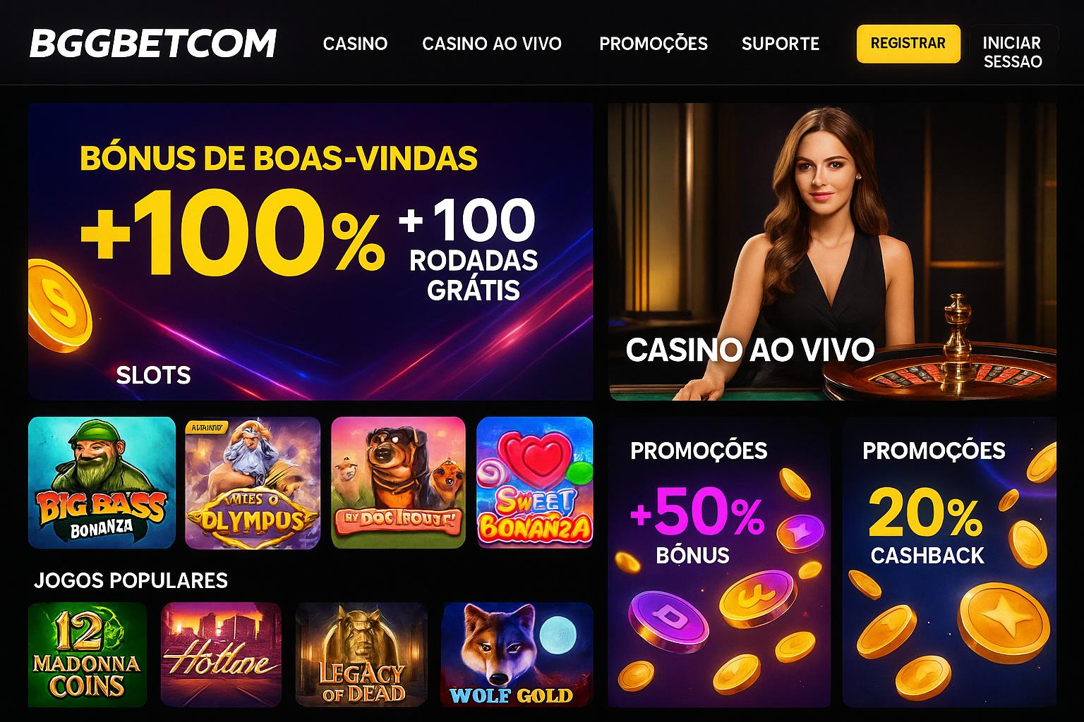 O BGGBETCOM Live Casino lança promoções regularmente